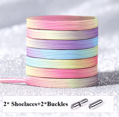 FlexStep Elastic No Tie Shoelaces  Colorful Buckle Laces For Kids And Adults 6