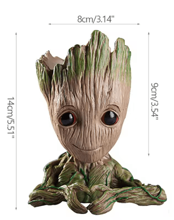 Groot Tree Flowerpot Planter And Pen Holder  Adorable Baby Groot Decoration For Home Or Office 4