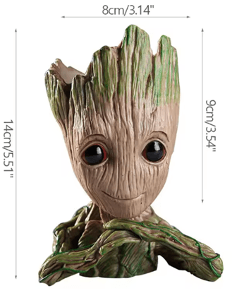 Groot Tree Flowerpot Planter And Pen Holder  Adorable Baby Groot Decoration For Home Or Office 6
