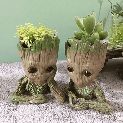 Groot Tree Flowerpot Planter And Pen Holder  Adorable Baby Groot Decoration For Home Or Office 3