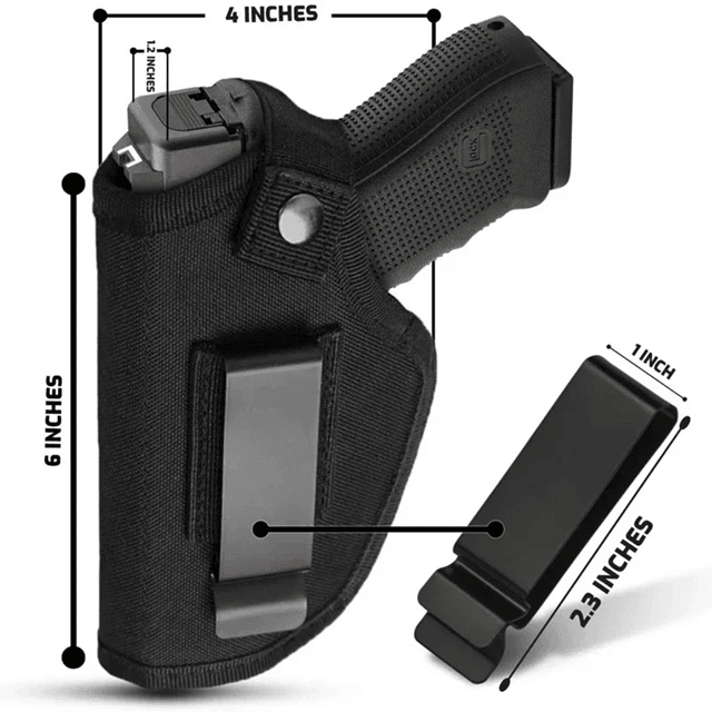 TactiFit Universal Concealed Carry Holster  Right And Left Hand OWBIWB Gun Holster For Glock SW And 1