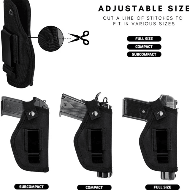 TactiFit Universal Concealed Carry Holster  Right And Left Hand OWBIWB Gun Holster For Glock SW And 4
