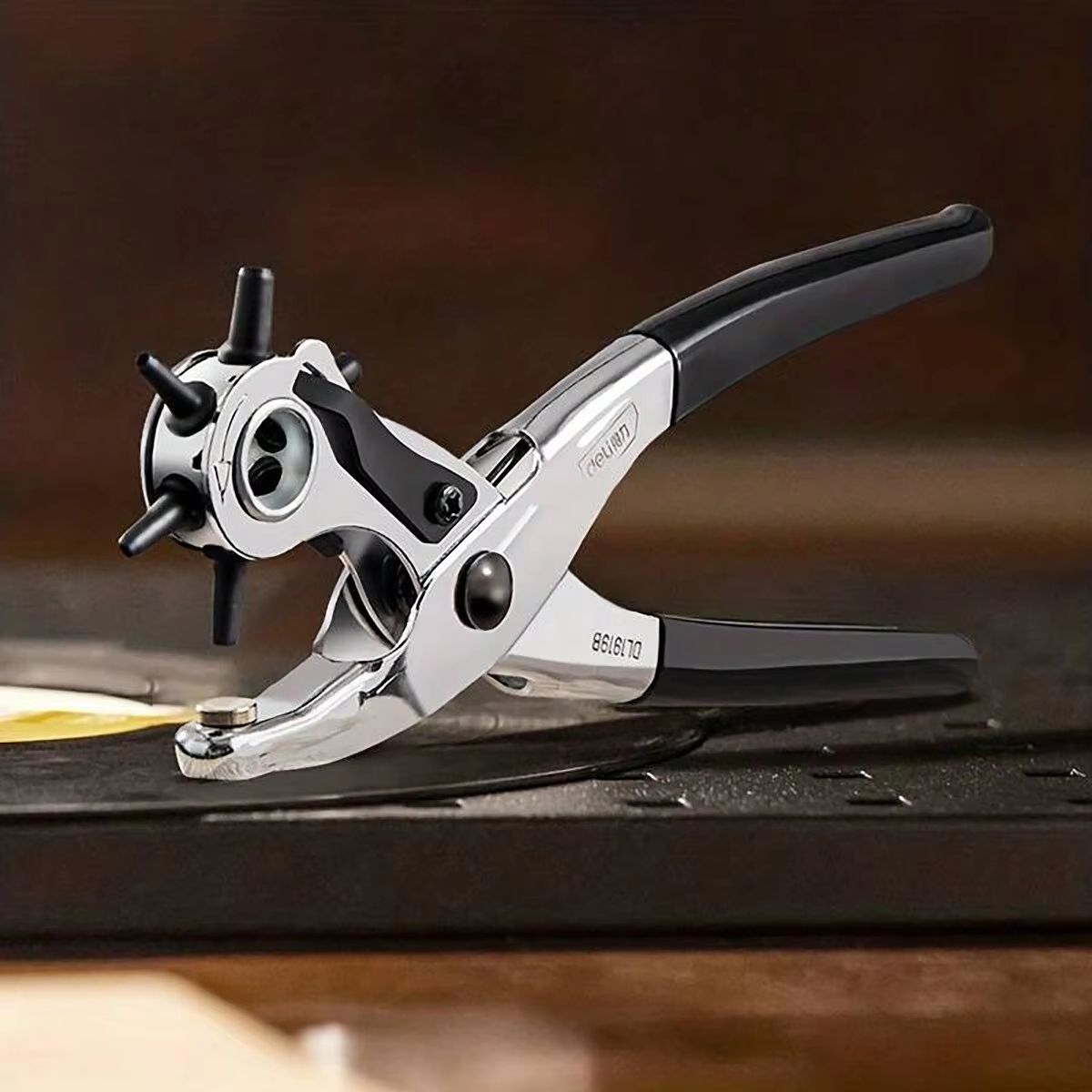Rotary Belt Punch Pliers For Leather Watch Bands And Bags  Adjustable Hole Punch Tool For Precision 4