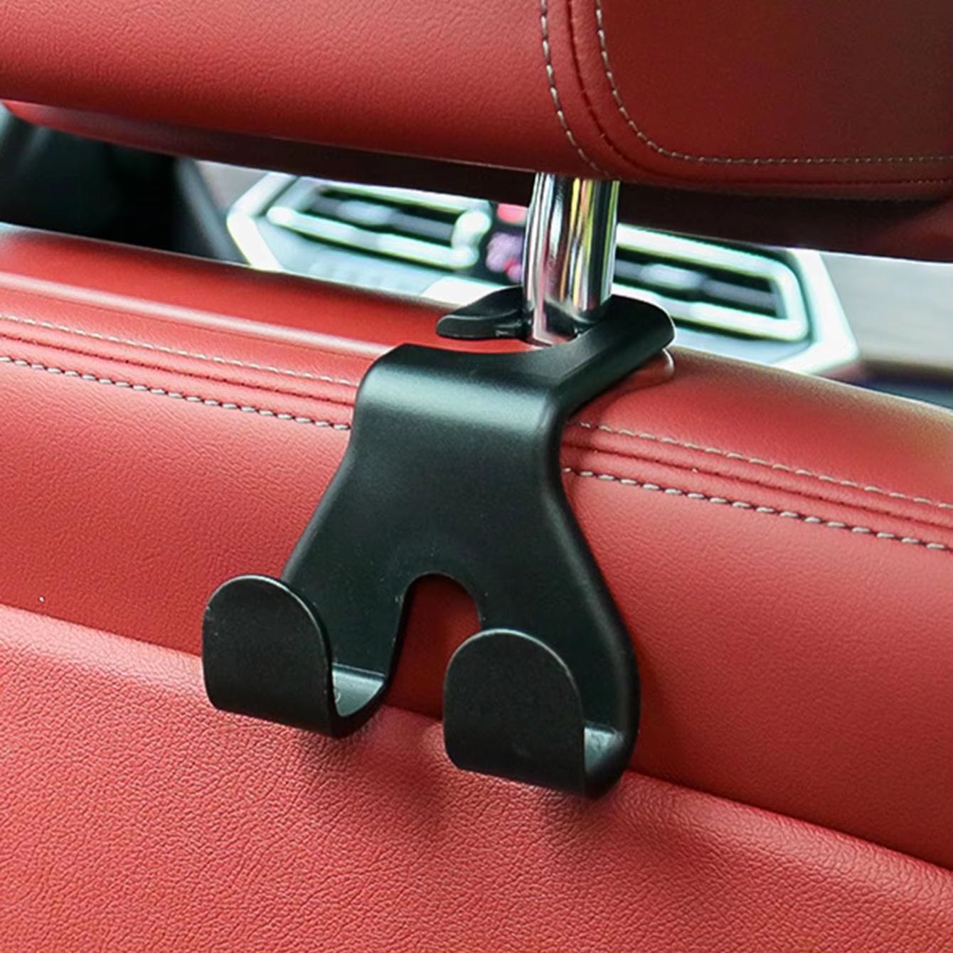 Concealed Multifunctional Headrest Hook  Phone Holder  Universal Car Seat Back Mount 1