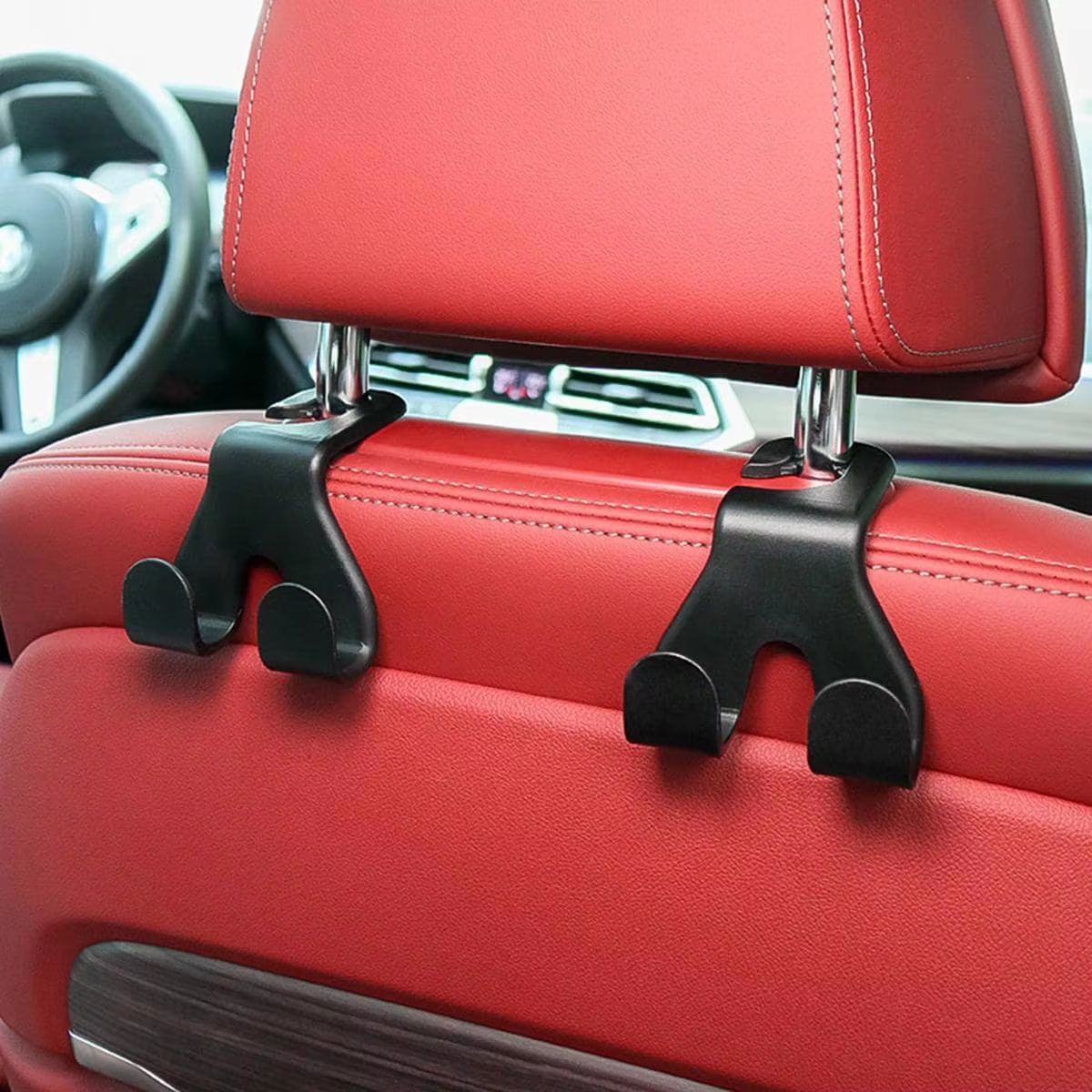 Concealed Multifunctional Headrest Hook  Phone Holder  Universal Car Seat Back Mount 5