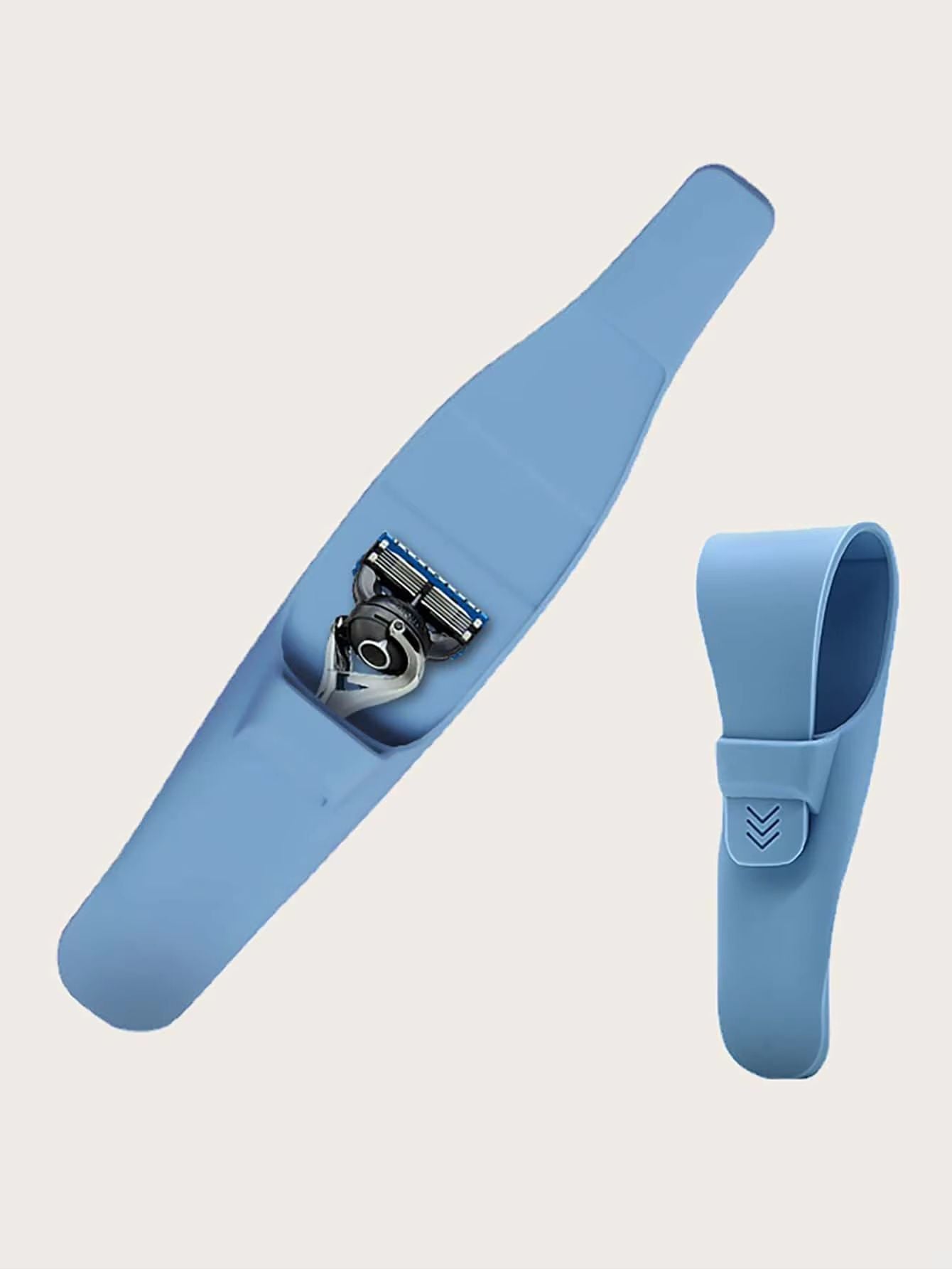 Silicone Portable Razor Holder Box  Waterproof Manual Shaver Protector  Storage Cover 1