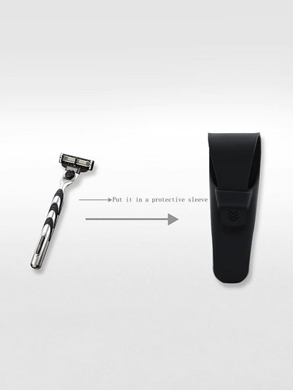 Silicone Portable Razor Holder Box  Waterproof Manual Shaver Protector  Storage Cover 5
