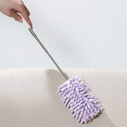 Telescopic Microfiber Chenille Duster With Stainless Steel Handle  Multifunction High Reach Dust Br 5