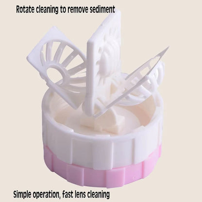 SpinClean Manual Contact Lens Cleaner  Portable Rotating Storage  Washing Case 1