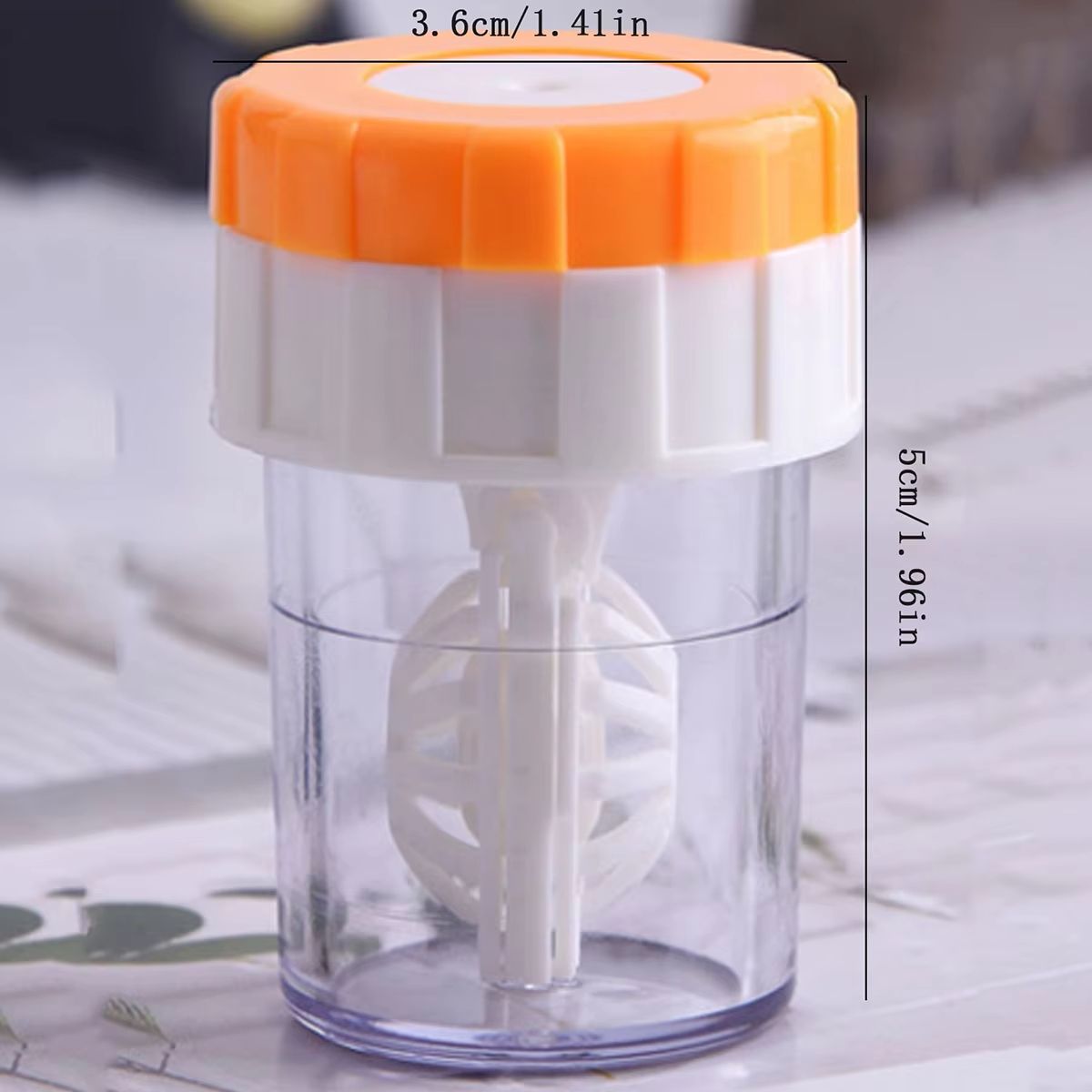 SpinClean Manual Contact Lens Cleaner  Portable Rotating Storage  Washing Case 2