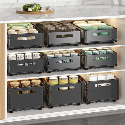 Kitchen Storage Rack Cabinet Drawer Organizer 2