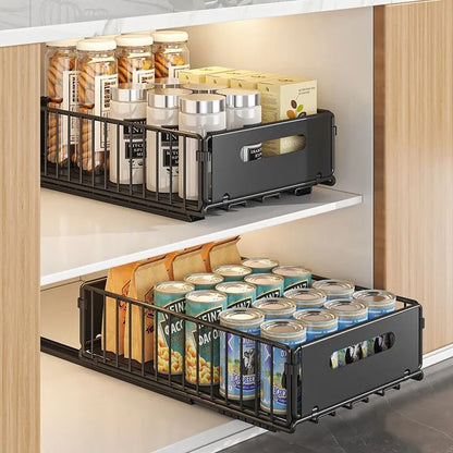 Kitchen Storage Rack Cabinet Drawer Organizer 3