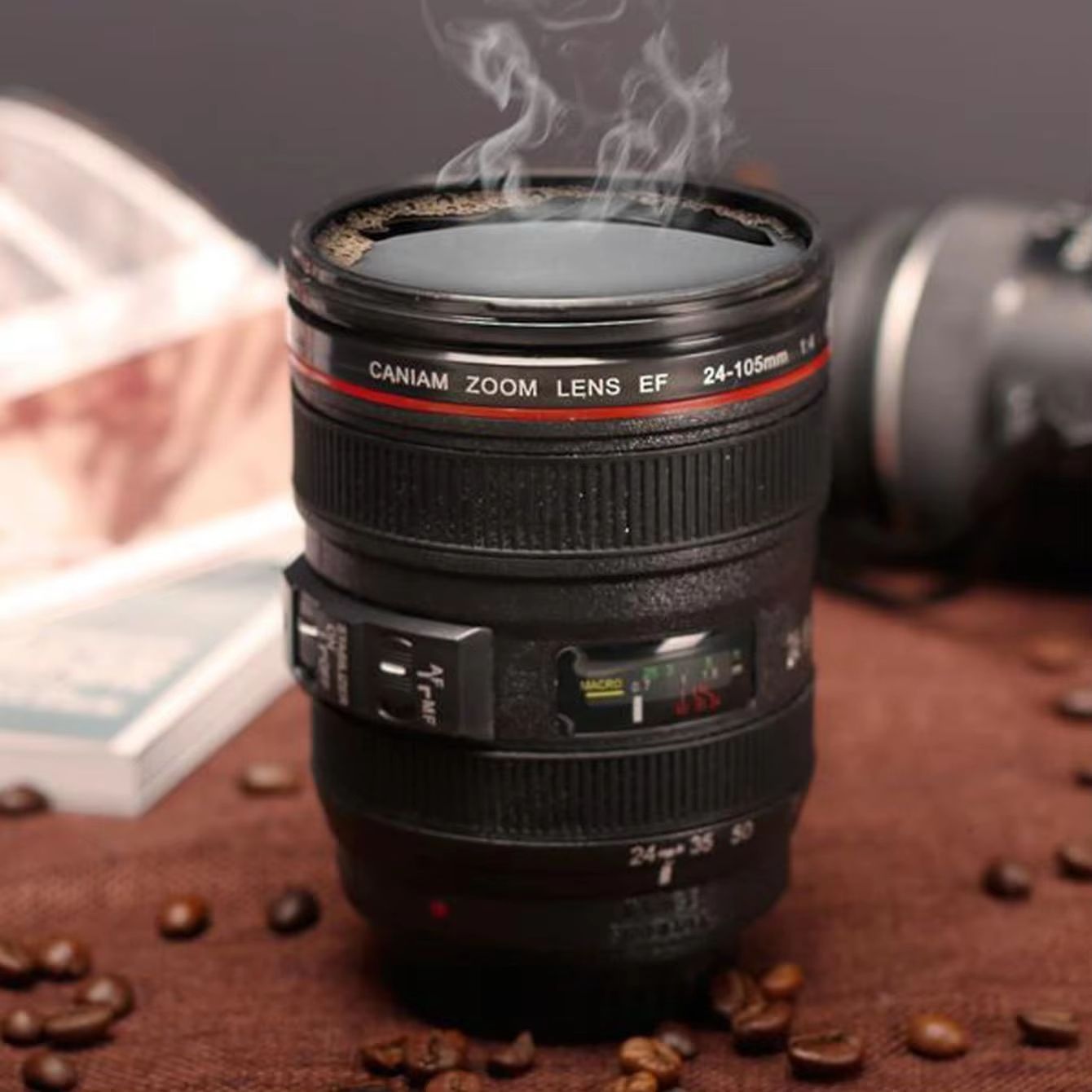 FocusShot DSLR Lens Coffee Cup  Realistic Camera Mug For Photo Lovers 3