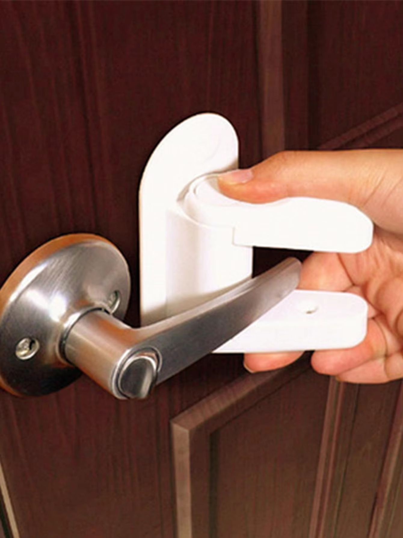 SafeGrip Child Door Handle Lock – Punch-Free Baby Proofing Safety Latch