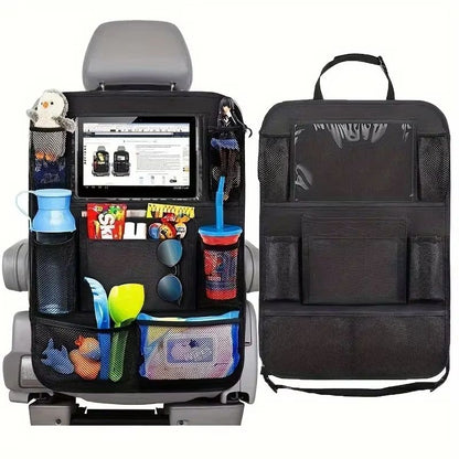 RoadMaster Pro MultiPocket Car Seat Organizer  Waterproof Travel Storage For Daily Use  Road Trips 1