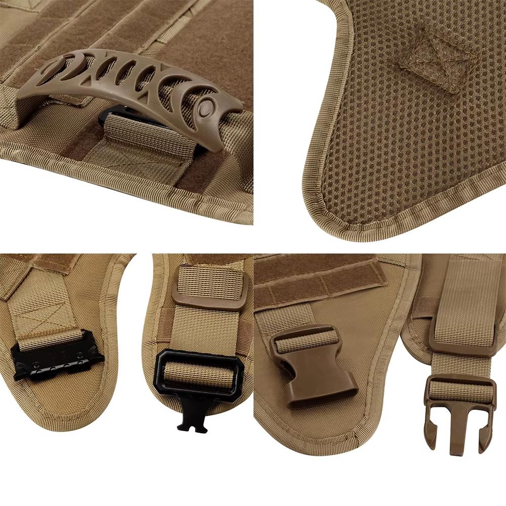 K9Force Elite Tactical Dog Harness  Large Military Style Vest For German Shepherd Malinois  Working 3