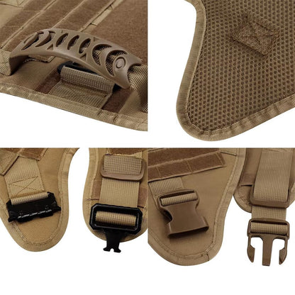 K9Force Elite Tactical Dog Harness  Large Military Style Vest For German Shepherd Malinois  Working 3