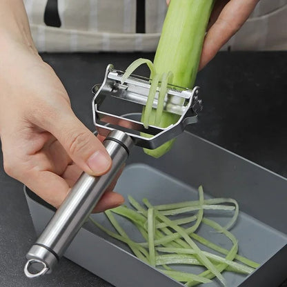 Multifunctional Stainless Steel Kitchen Peeler And Julienne Slicer 4