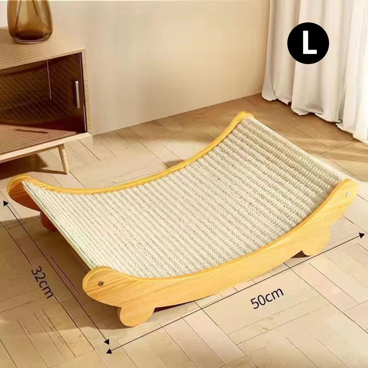 FelineZen Wooden Cat Scratching Pad  Sleeping Bed  MultiFunction Detachable WearResistant Kitten Lo 7