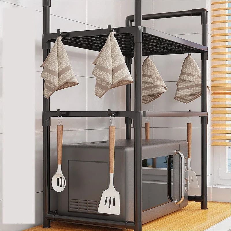 Multi Layer Kitchen Storage Rack Microwave Organizer Shelf 2