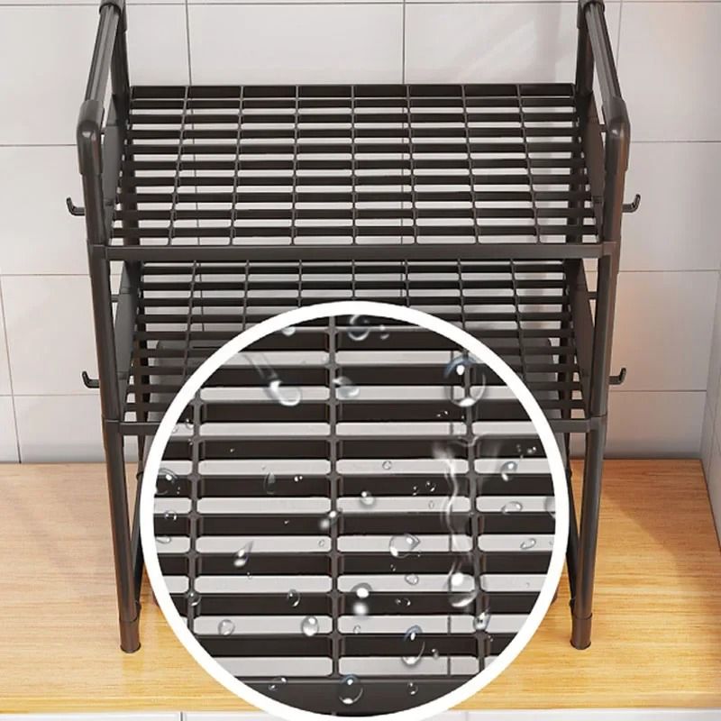 Multi Layer Kitchen Storage Rack Microwave Organizer Shelf 3