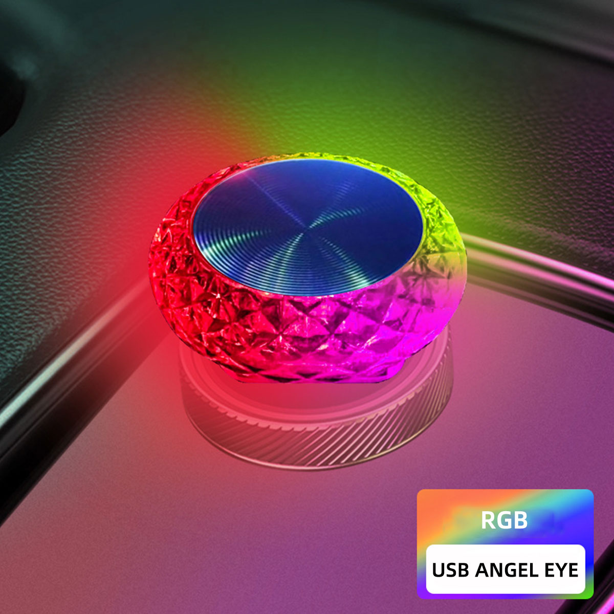 USB Mini LED Ambient Light Colorful Car Interior Lamp Computer Atmosphere Light Portable Plug And P 10