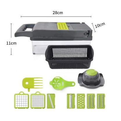 Multifunctional Vegetable Chopper And Slicer With Handle And Drain Basket 5