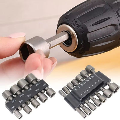 ProDriver Magnetic Hex Nut Driver Bit  Socket Adapter Set 1