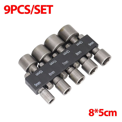 ProDriver Magnetic Hex Nut Driver Bit  Socket Adapter Set 7