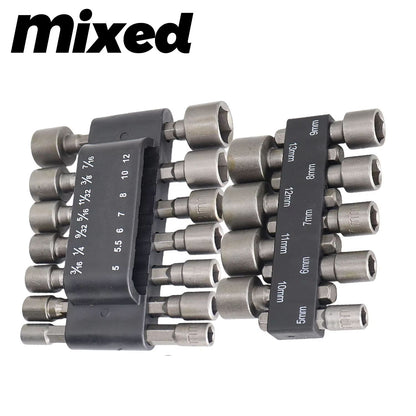 ProDriver Magnetic Hex Nut Driver Bit  Socket Adapter Set 8
