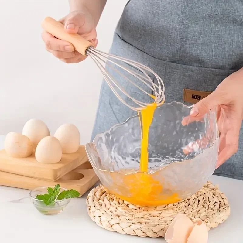 12 Piece Silicone Kitchen Utensil Set With Wooden Handles 2