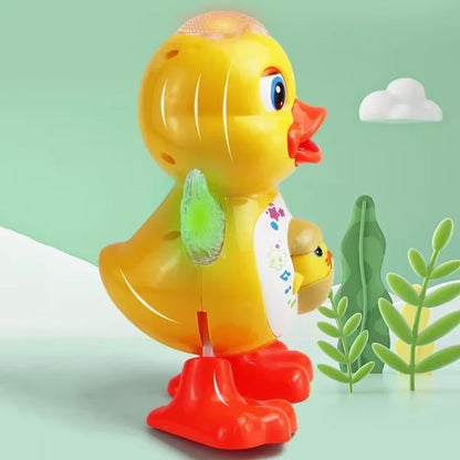 Dancing Fun Electric Duck Toy  Blink Eyes Flash Light Shake Body Musical Cartoon Animal For Childre 5
