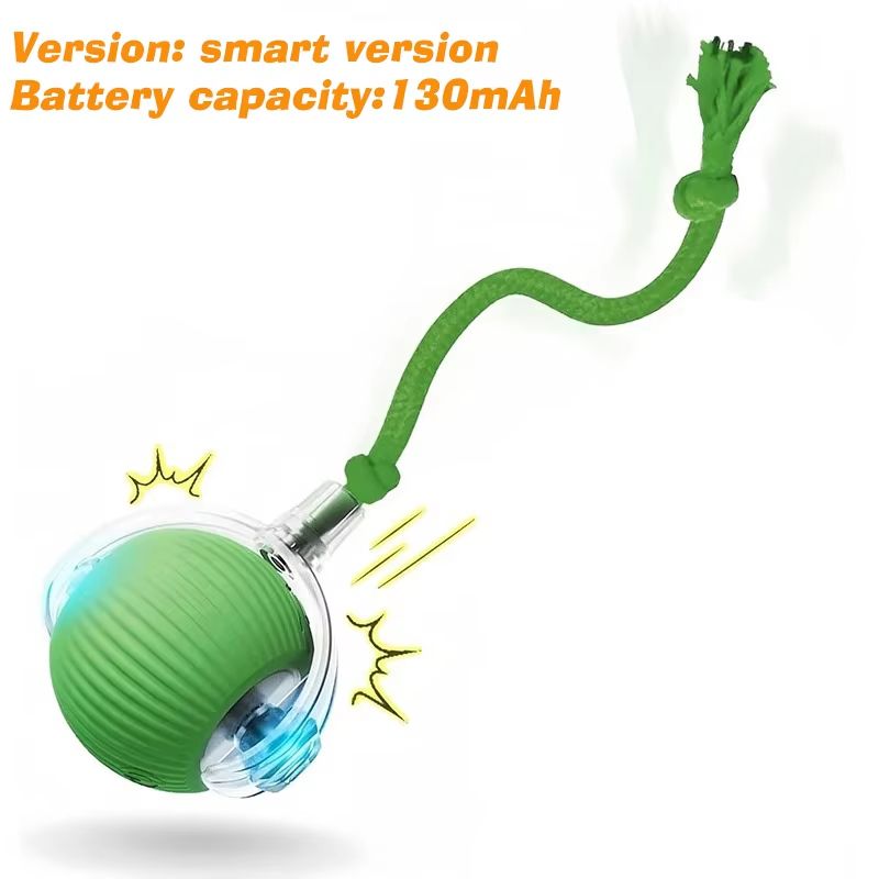 Smart Roll Play Cat Ball Toy USB Rechargeable Automatic Interactive For Cats 6