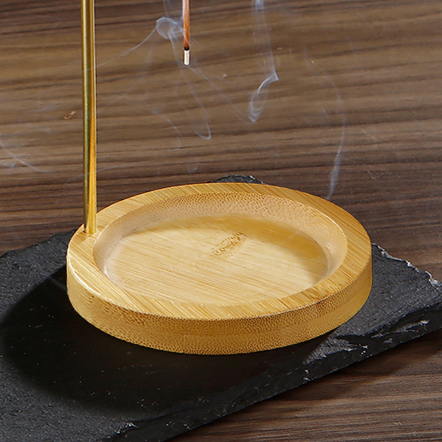 Glass Mountain Incense Holder, Dragon Clip Anti-Ash Incense Burner, Ash Catcher Stick Holder for Yoga Meditation
