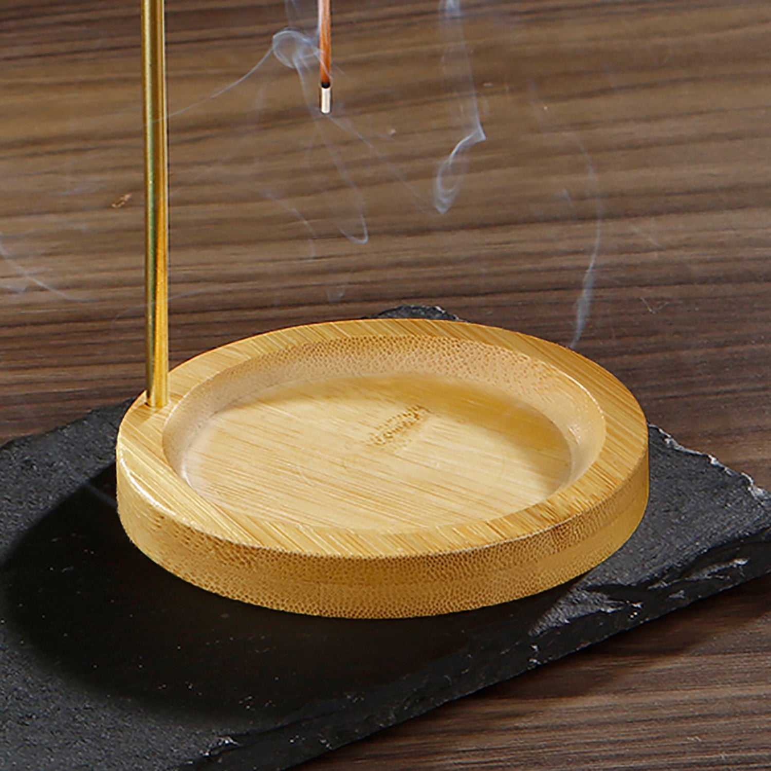 Glass Mountain Incense Holder, Dragon Clip Anti-Ash Incense Burner, Ash Catcher Stick Holder for Yoga Meditation