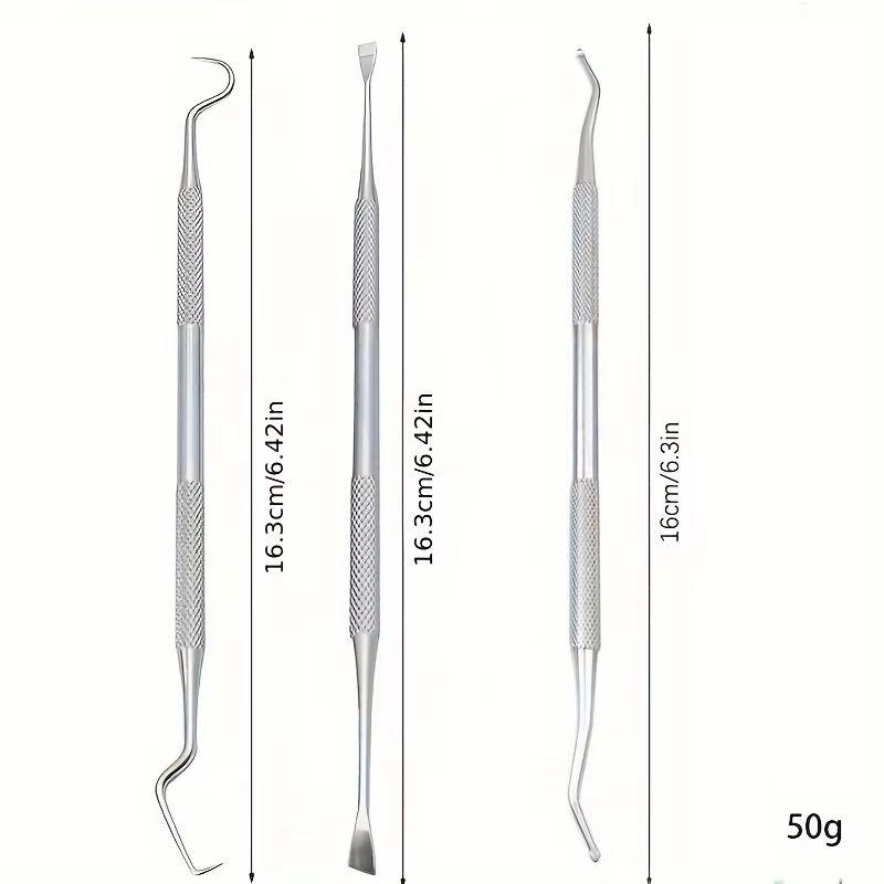 PetPearl Dental Hygiene Kit For Dogs  Cats  Stainless Steel Plaque And Calculus Remover Set 5