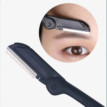 ProGroom Stainless Steel Eyebrow Trimmer Set  Comb Scissors Tweezers Kit For Women 3