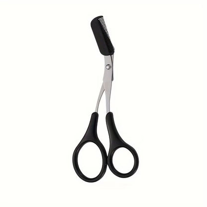 ProGroom Stainless Steel Eyebrow Trimmer Set  Comb Scissors Tweezers Kit For Women 8