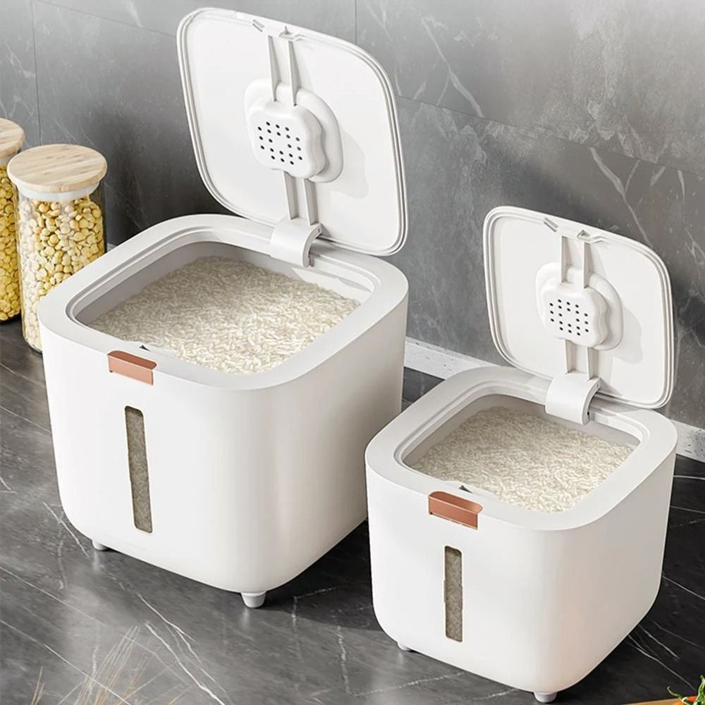 Insect Proof Moisture Proof Rice Box Grain Storage Container With Lid 1