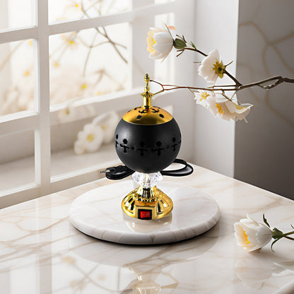 Home Aroma Incense Burner Electronic Fragrance Censer Middle East Metal Crafts Decor 1