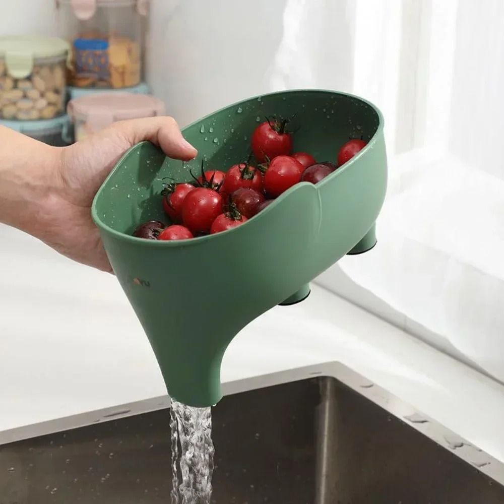 Elephant Shaped Sink Strainer And Leftover Drain Basket 3