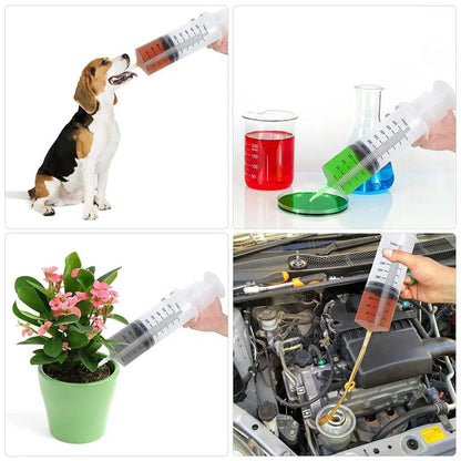 Large Capacity Syringes, Oil Pump With Hose, Pet Feeding, Measuring Pump, Hydroponics Nutrient, Big Syringe