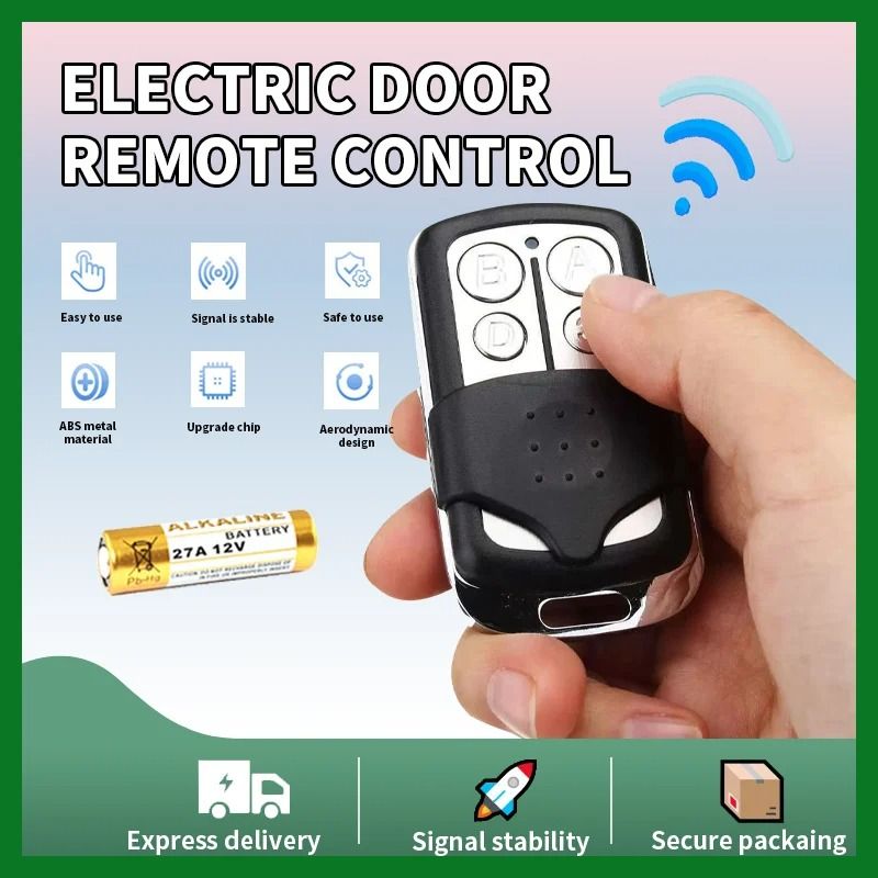 433MHz Universal Garage Remote Control 4 Button Duplicator