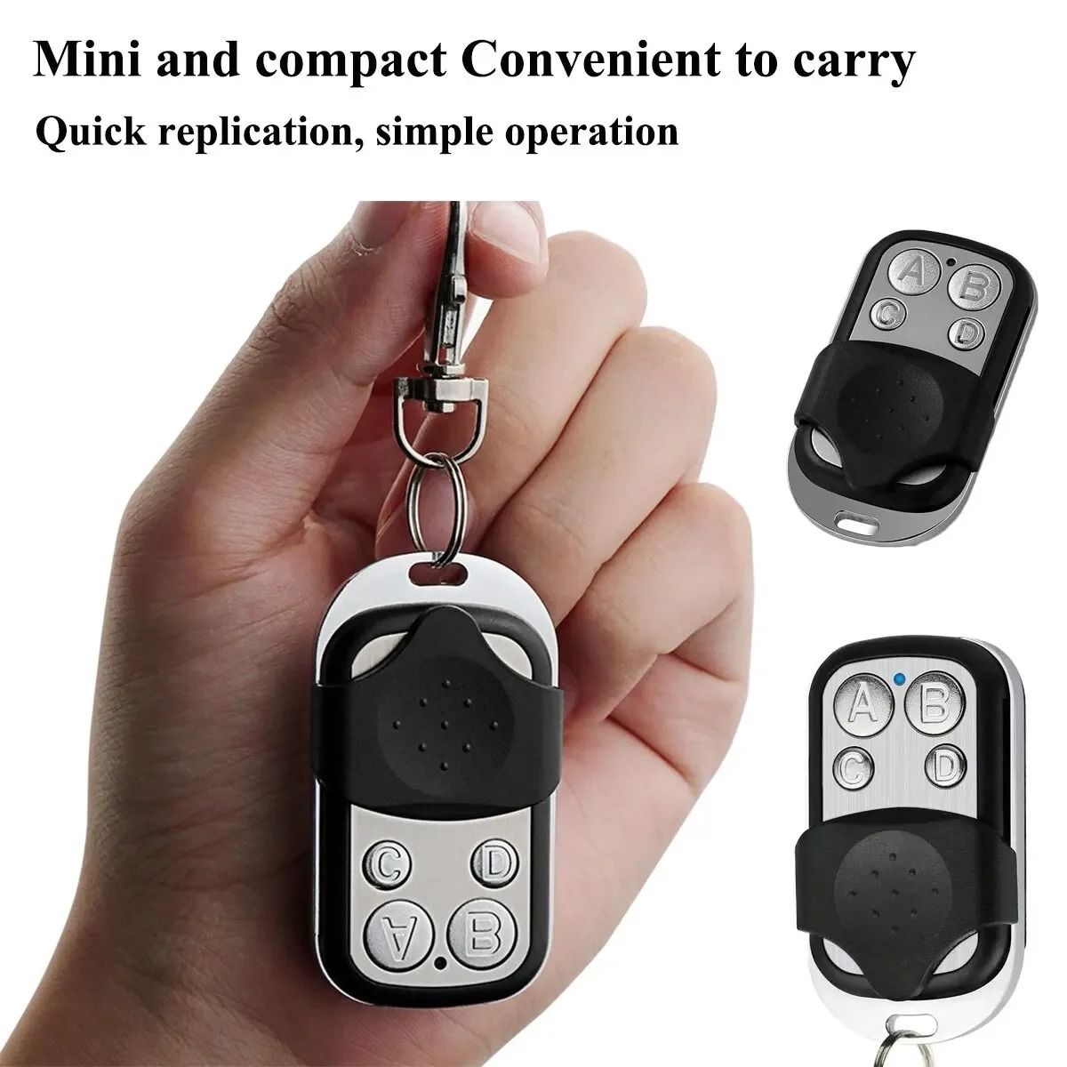 433MHz Universal Garage Remote Control 4 Button Duplicator 2
