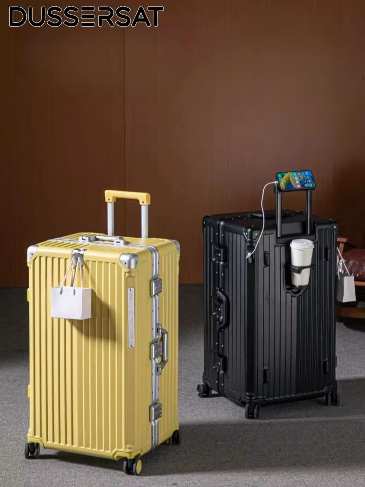 Hard Shell Carry On Suitcase Rolling Travel Luggage with Spinner Wheels 20 24 26 28 30 Inch Large Capacity Durable Lugga
