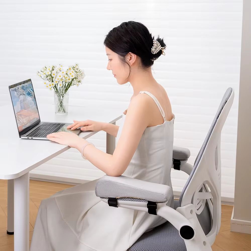 1 Pair Foam Elbow Pillow Chair Armrest Pads Support Arm Rest For Office Chair Armrest Chair Cushion 1