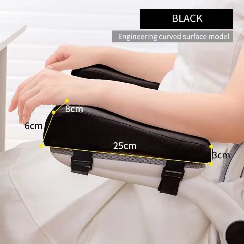1 Pair Foam Elbow Pillow Chair Armrest Pads Support Arm Rest For Office Chair Armrest Chair Cushion 6