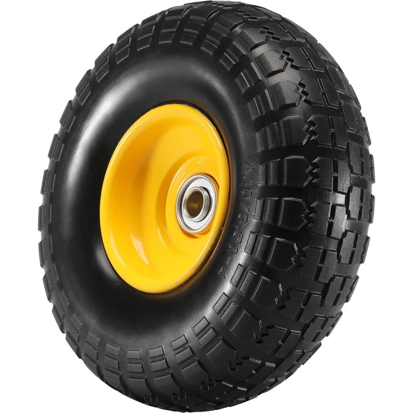 Solid PU RunFlat Tire Wheel Flat Free Tubeless Tires And Wheels High Dynamic Load And Static Load H 6