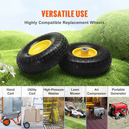 Solid PU RunFlat Tire Wheel Flat Free Tubeless Tires And Wheels High Dynamic Load And Static Load H 2