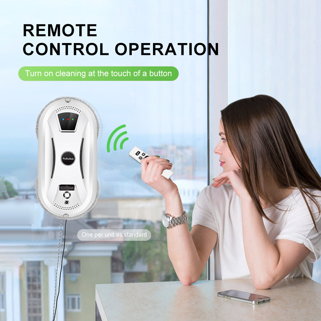 Ultra Thin Window Cleaning Robot Electric Glass Robot Vacuum Remote Control Home Cleaner 3